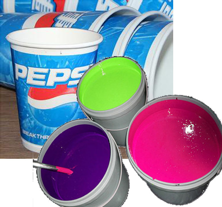 Paper cup printing ink